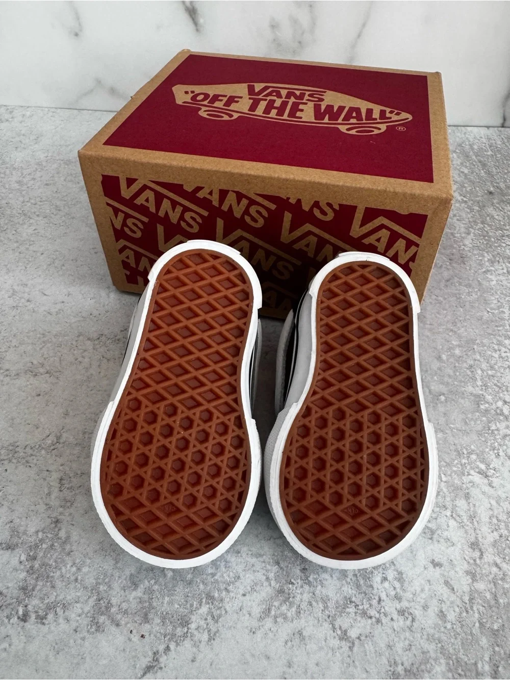 Vans Baby (Size 2) Old Skool Sneakers in Black and Olive Camo